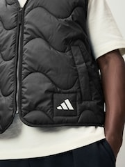Czarny - adidas Nuganic Light Insulation Gilet - Image 5 of 6