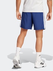 Синий - Спортивные шорты с полосками adidas Essentials 3 - Image 2 of 6