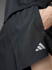 adidas Black Run It Shorts - Image 6 of 13