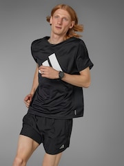 adidas Black Run It Shorts - Image 8 of 13