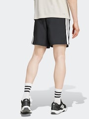Черный - Спортивные шорты с полосками adidas Essentials 3 - Image 2 of 5