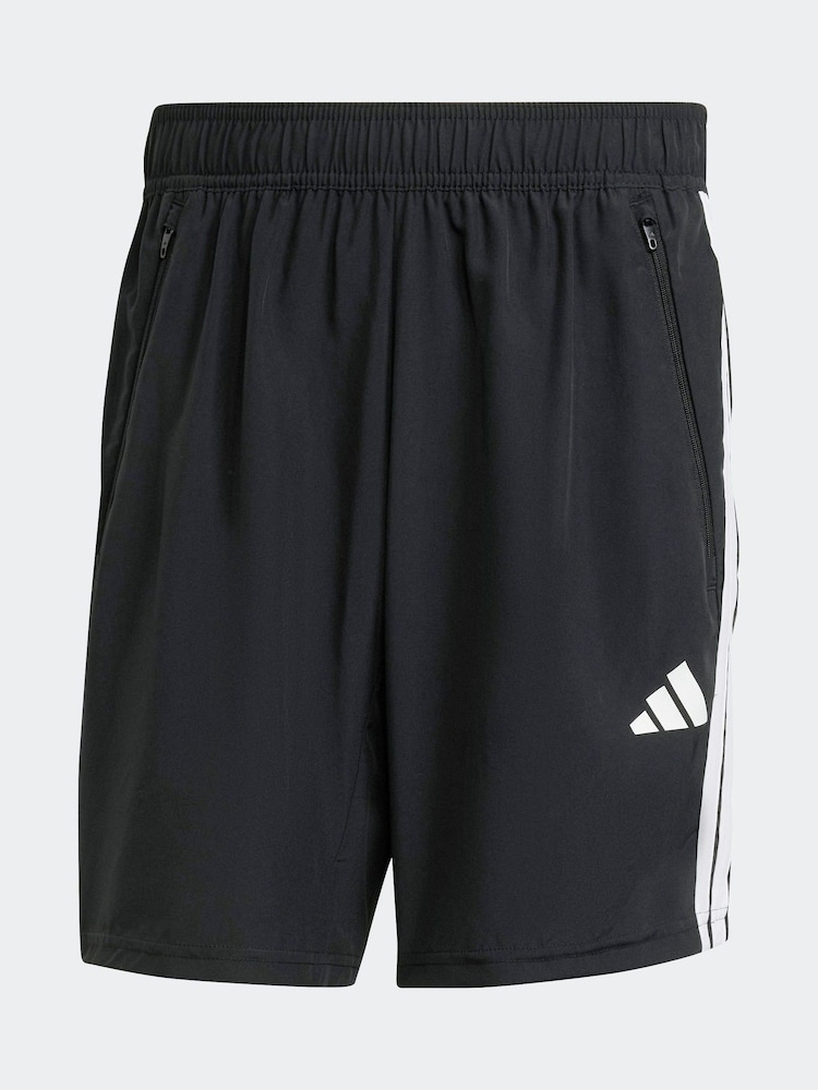 Черный - Спортивные шорты с полосками adidas Essentials 3 - Image 5 of 5