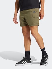 Зеленый - Шорты Челси с логотипом Adidas Small Essentials - Image 1 of 6