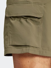 Зеленый - Шорты Челси с логотипом Adidas Small Essentials - Image 5 of 6
