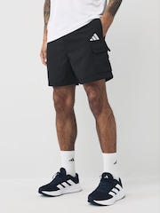 Черный - Шорты Челси с логотипом Adidas Small Essentials - Image 1 of 5