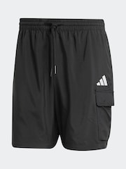 Черный - Шорты Челси с логотипом Adidas Small Essentials - Image 5 of 5