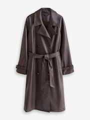 Good American Brown Uniform Trench  Coat - Image 1 of 1