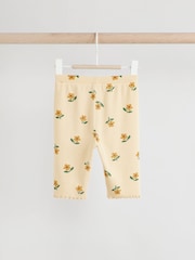 Yellow Sunflower Baby Top and Wide Leg Trousers 2 Piece Set (0mths-2yrs) - Image 10 of 15