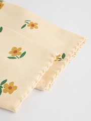 Yellow Sunflower Baby Top and Wide Leg Trousers 2 Piece Set (0mths-2yrs) - Image 13 of 15
