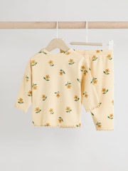 Sonnenblumendesign/Gelb - Baby Top and Wide Leg Trousers 2 Piece Set (0mths-2yrs) - Bild 8 von 8
