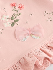 Lazo floral rosa - Conjunto de 2 piezas de leggings y camiseta de manga corta - Imagen 11 de 11
