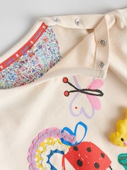 Cream/Blue Character Baby Long Sleeve Top and Leggings Set - Image 10 of 10