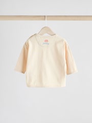Cream/Blue Character Baby Long Sleeve Top and Leggings Set - Image 5 of 10