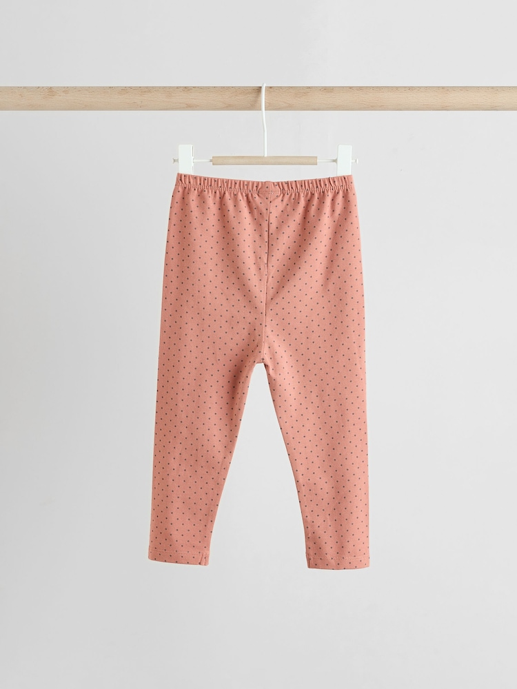 Tan Brown Wadded Character Sweater and Leggings Set - Image 4 of 11
