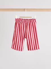 Red/White Stripe & Hearts 100% Cotton Baby Sweat Top & Trousers Set 2 Piece - Image 9 of 14