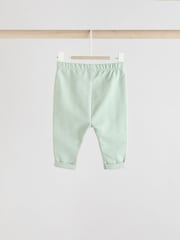 Green/ White Stripe Flower Sweater and Leggings Set - Image 10 of 16