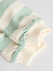 Green/ White Stripe Flower Sweater and Leggings Set - Image 15 of 16