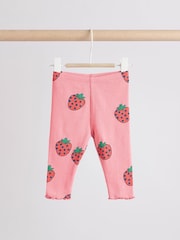 Red Strawberries Sweater and Leggings Set - Image 5 of 11