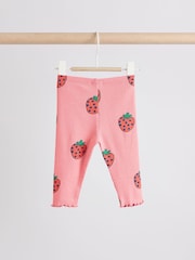 Red Strawberries Sweater and Leggings Set - Image 6 of 11