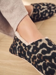 Animal Faux Fur Lined Shoot Slippers - Image 3 of 10