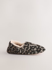 Animal Faux Fur Lined Shoot Slippers - Image 6 of 10