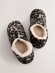 Animal Faux Fur Lined Shoot Slippers - Image 7 of 10