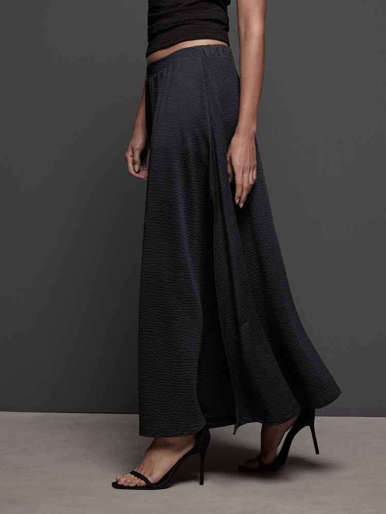 Negro - Jersey Textured Coord Midaxi Skirt - Imagen 2 de 7 Negro - Jersey Textured Coord Midaxi Skirt - Imagen 2 de 7