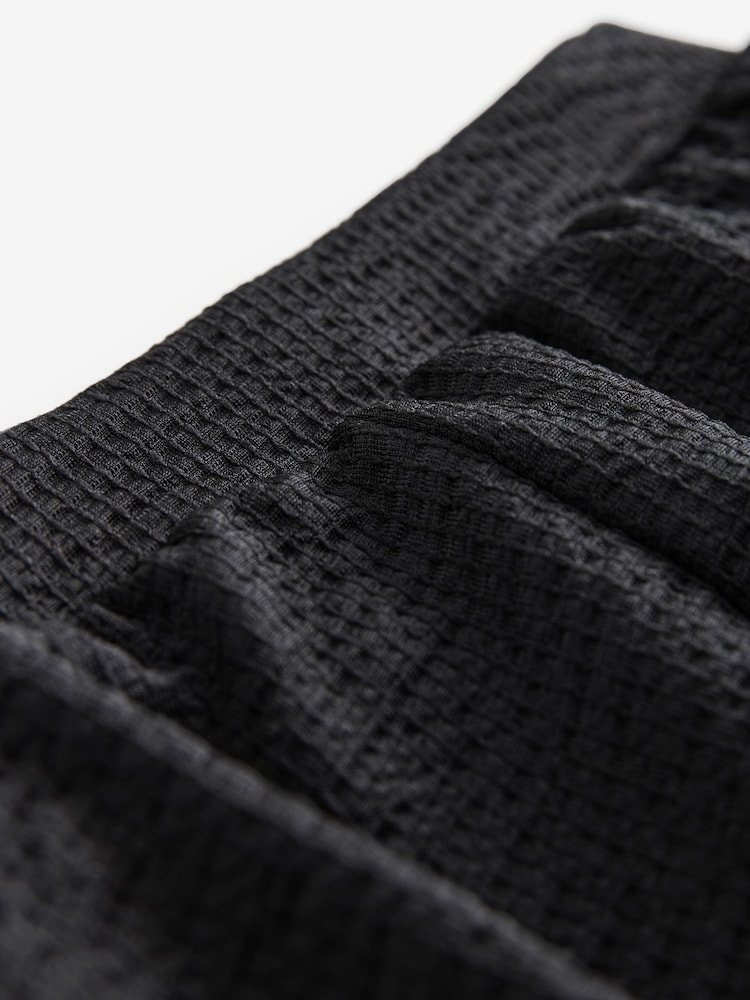 Noir - Jersey texturé Coord Midaxi Jupes - Image 6 of 7