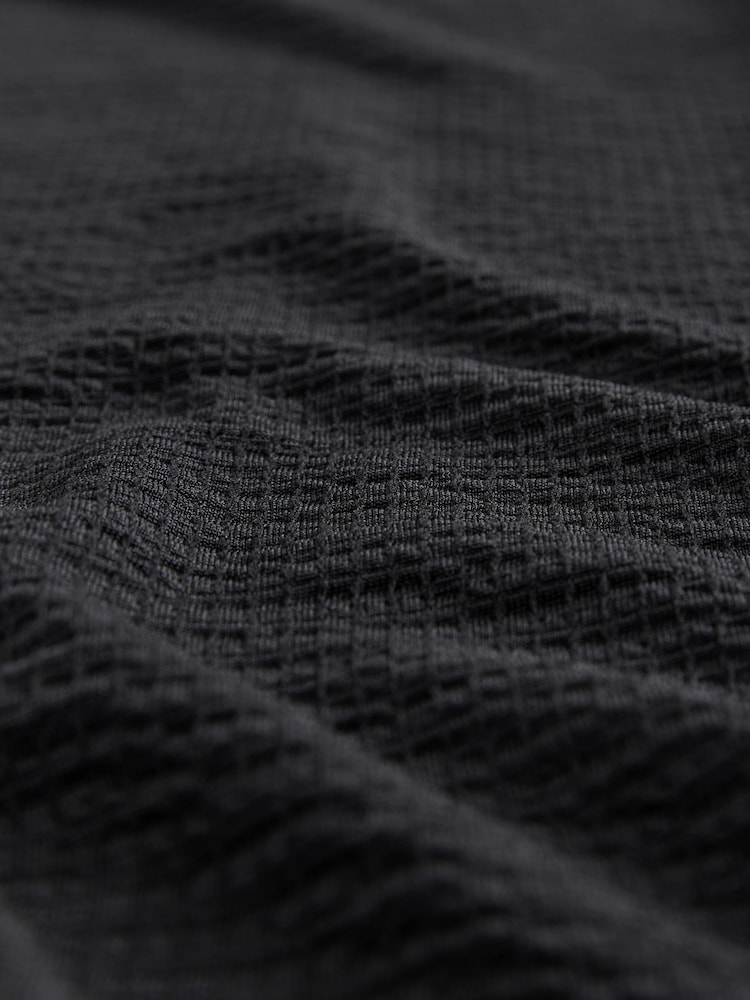 Noir - Jersey texturé Coord Midaxi Jupes - Image 7 of 7