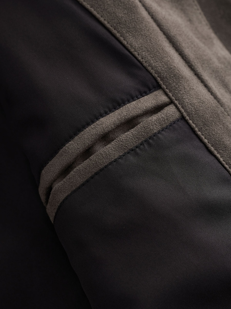 Dark Stone Faux Suede Western Jacket - Image 10 of 10