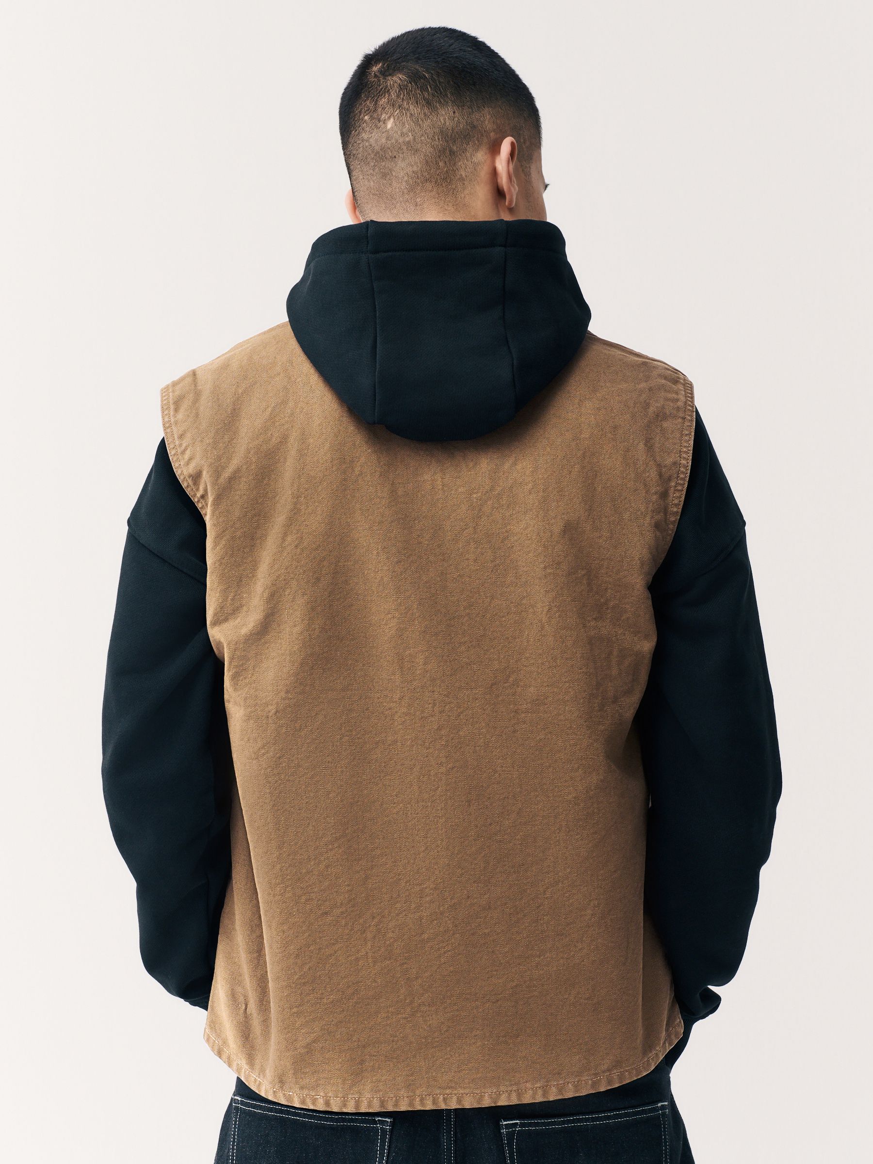 Buy Tan Brown Canvas Worker Gilet from Next USA
