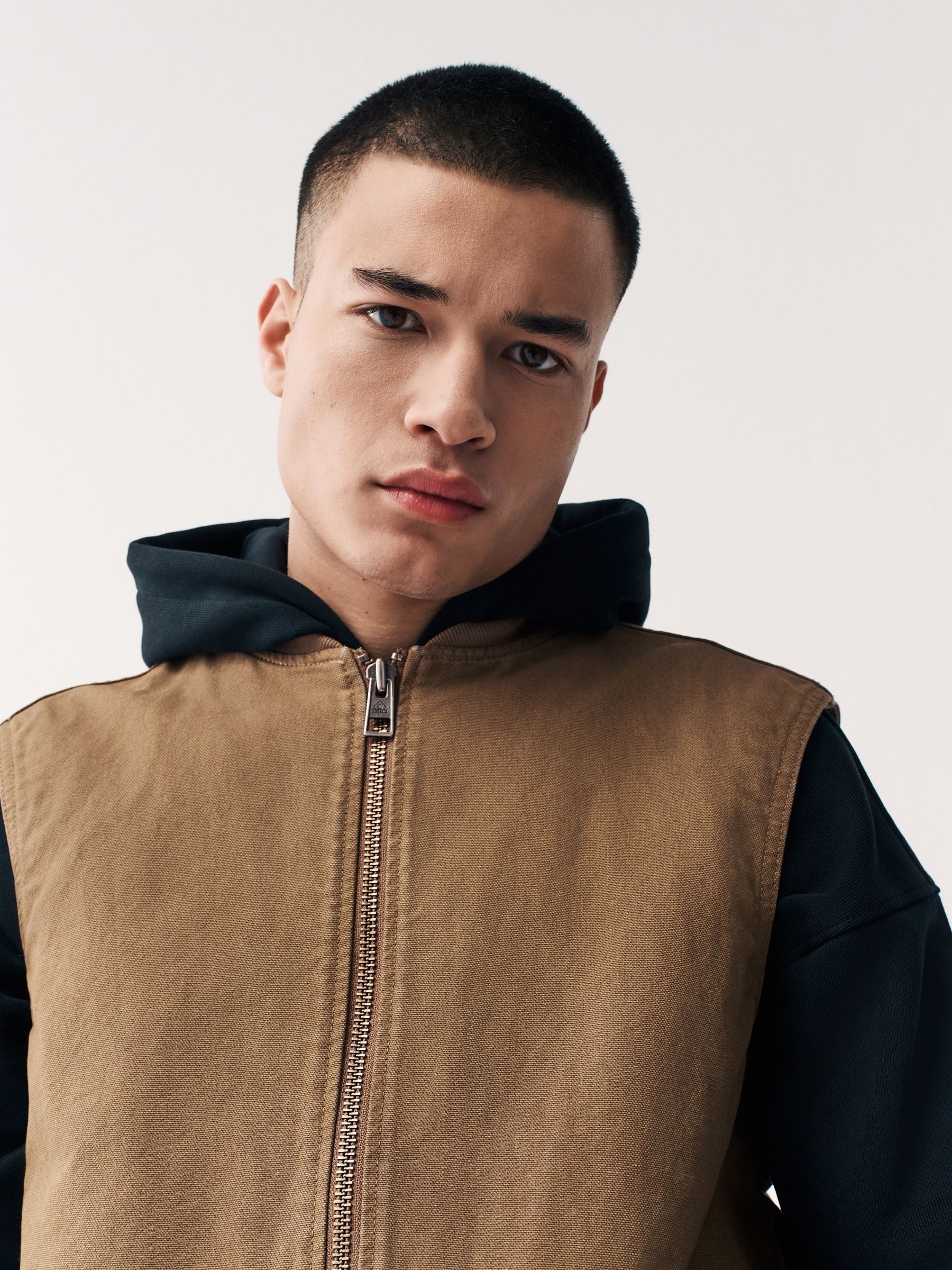 Buy Tan Brown Canvas Worker Gilet from Next USA