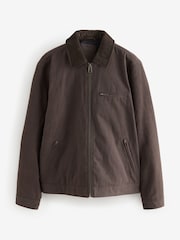 Brun - Veste en velours côtelé et toile - Image 5 of 8