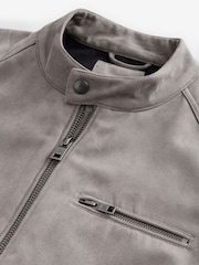 Серый - Куртка из искусственной замши - Image 10 of 12