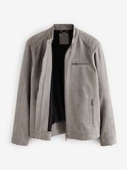 Серый - Куртка из искусственной замши - Image 9 of 12