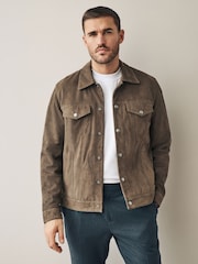 Brown Suede Western Jacket - Image 1 of 10