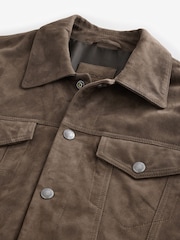 Brown Suede Western Jacket - Image 10 of 10