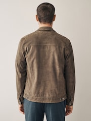 Brown Suede Western Jacket - Image 3 of 10