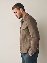 Brown Suede Western Jacket - Image 5 of 10
