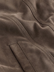 Brown Suede Western Jacket - Image 9 of 10