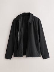 Black Stretch Technical Shacket - Image 7 of 10