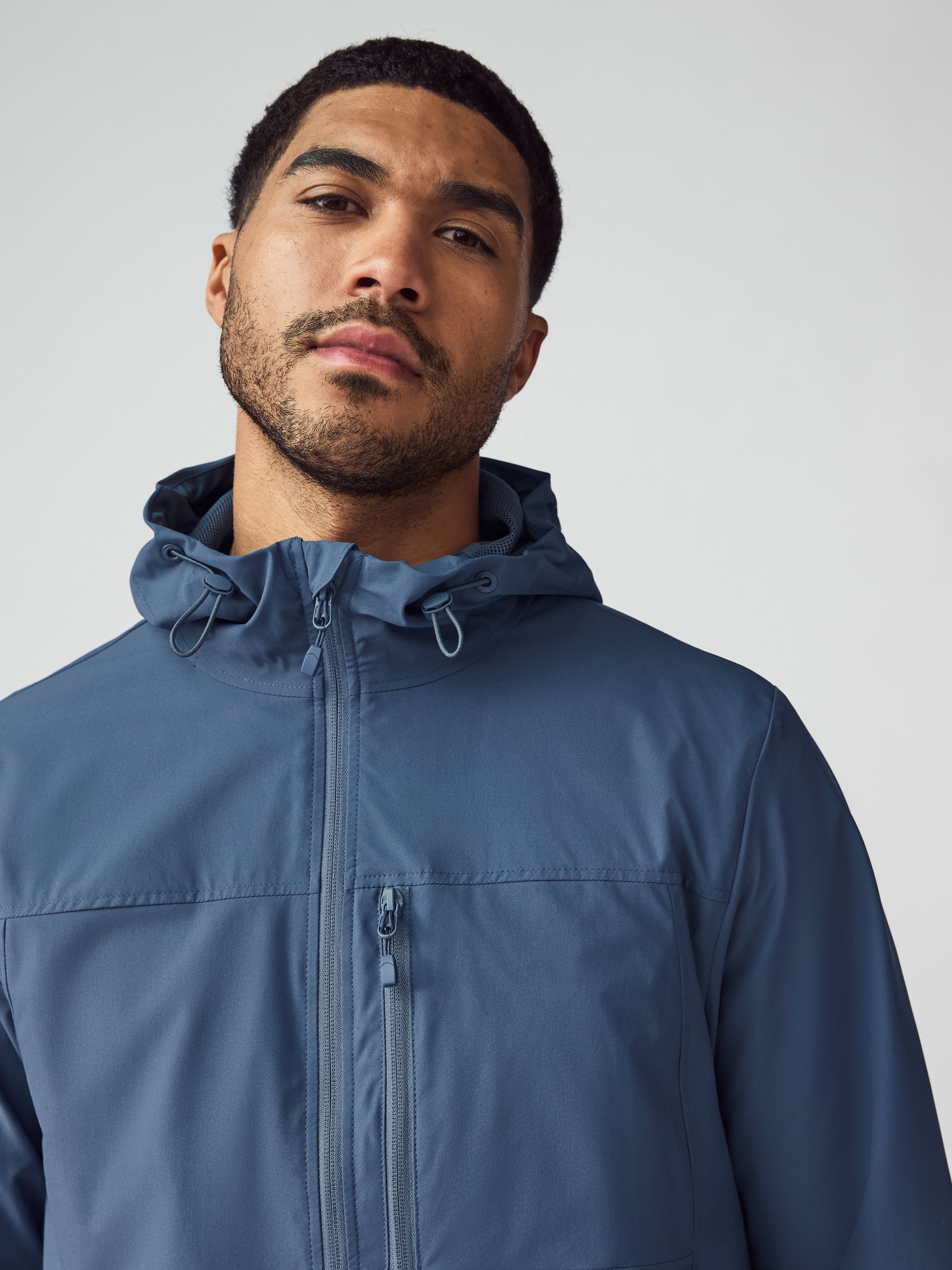 トップス Anorak Jacket Washed Blue Performance Anorak Jacket - Sky Blue – WHITESPACE