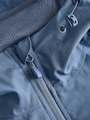 Blue Shower Resistant Anorak Jacket - Image 9 of 11