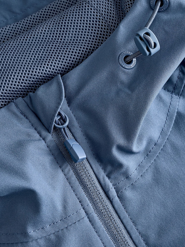 Blue Shower Resistant Anorak Jacket - Image 9 of 11