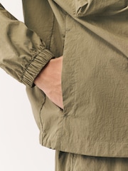 Khaki Green Overhead Quarter Zip Jacket - Image 6 of 7