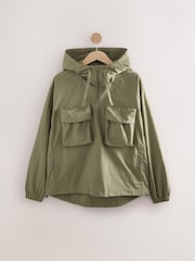 Khaki Green Overhead Quarter Zip Jacket - Image 7 of 7