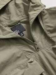 Khaki Green Overhead Quarter Zip Jacket - Image 9 of 9