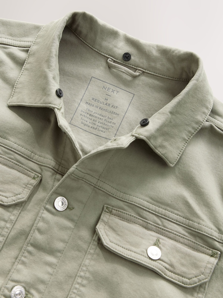 Szałwiowy - Hooded Denim Jacket - Image 10 of 11