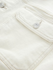Ecru Denim Trucker Jacket - Image 6 of 6