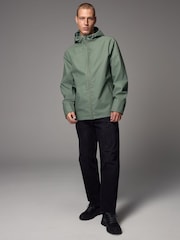 Sage Green Waterproof Rubberised Anorak - Image 2 of 9